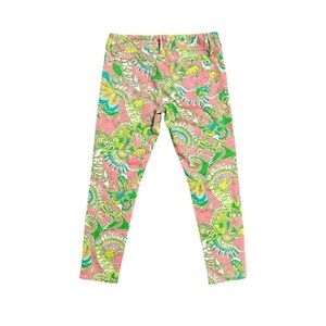 Lilly Pulitzer Skinny jeans. Style is:“Worth”, Print is: “Chin Chin”- Size 6